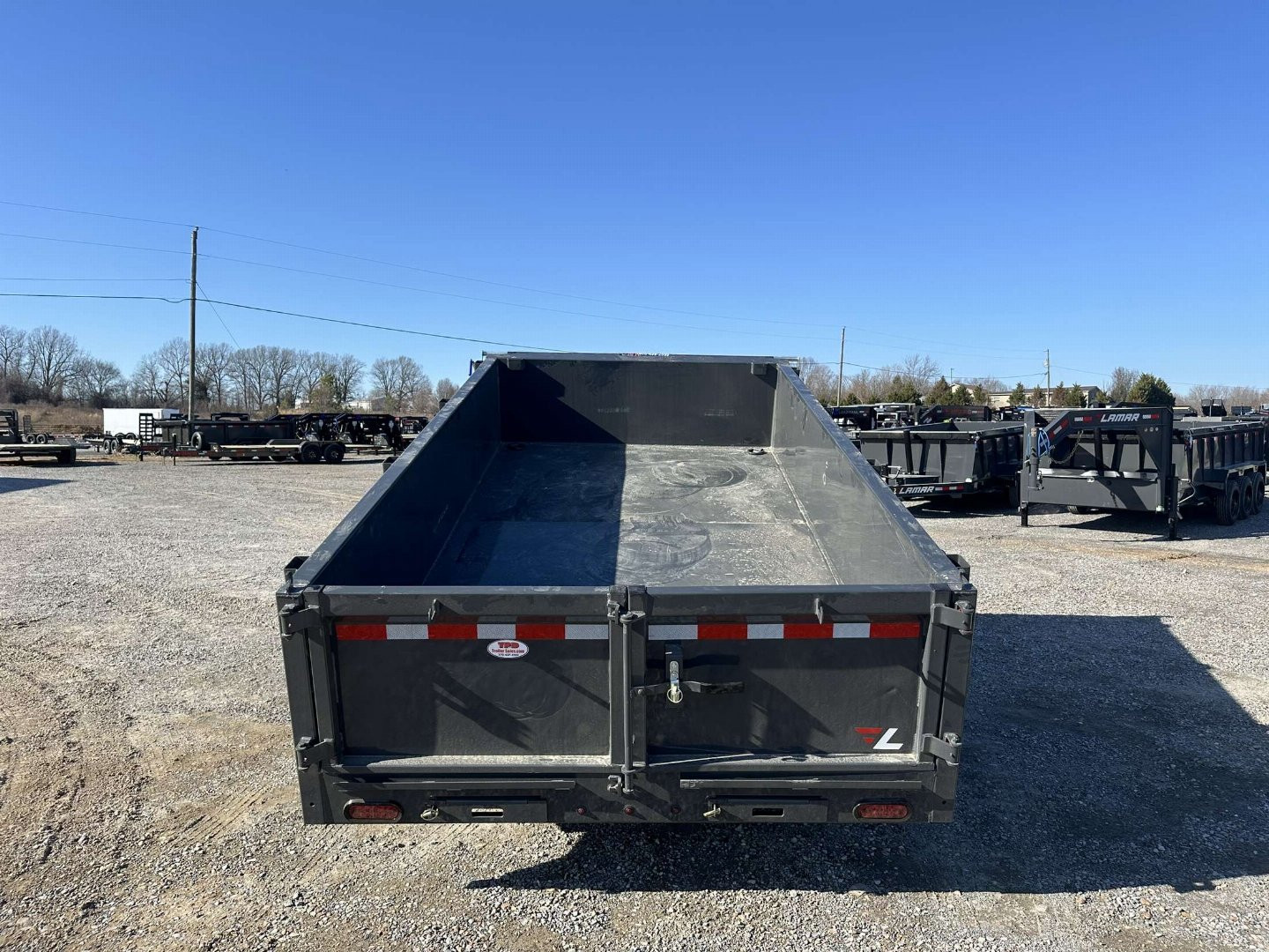 New 2025 Lamar 77"x12' 10k Dump Trailer