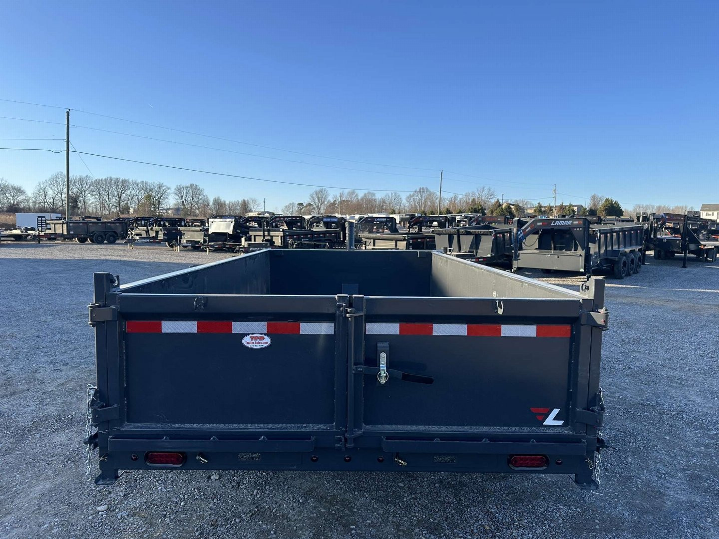 New 2025 Lamar 83" x 14' 16k Low-Pro Dump Trailer
