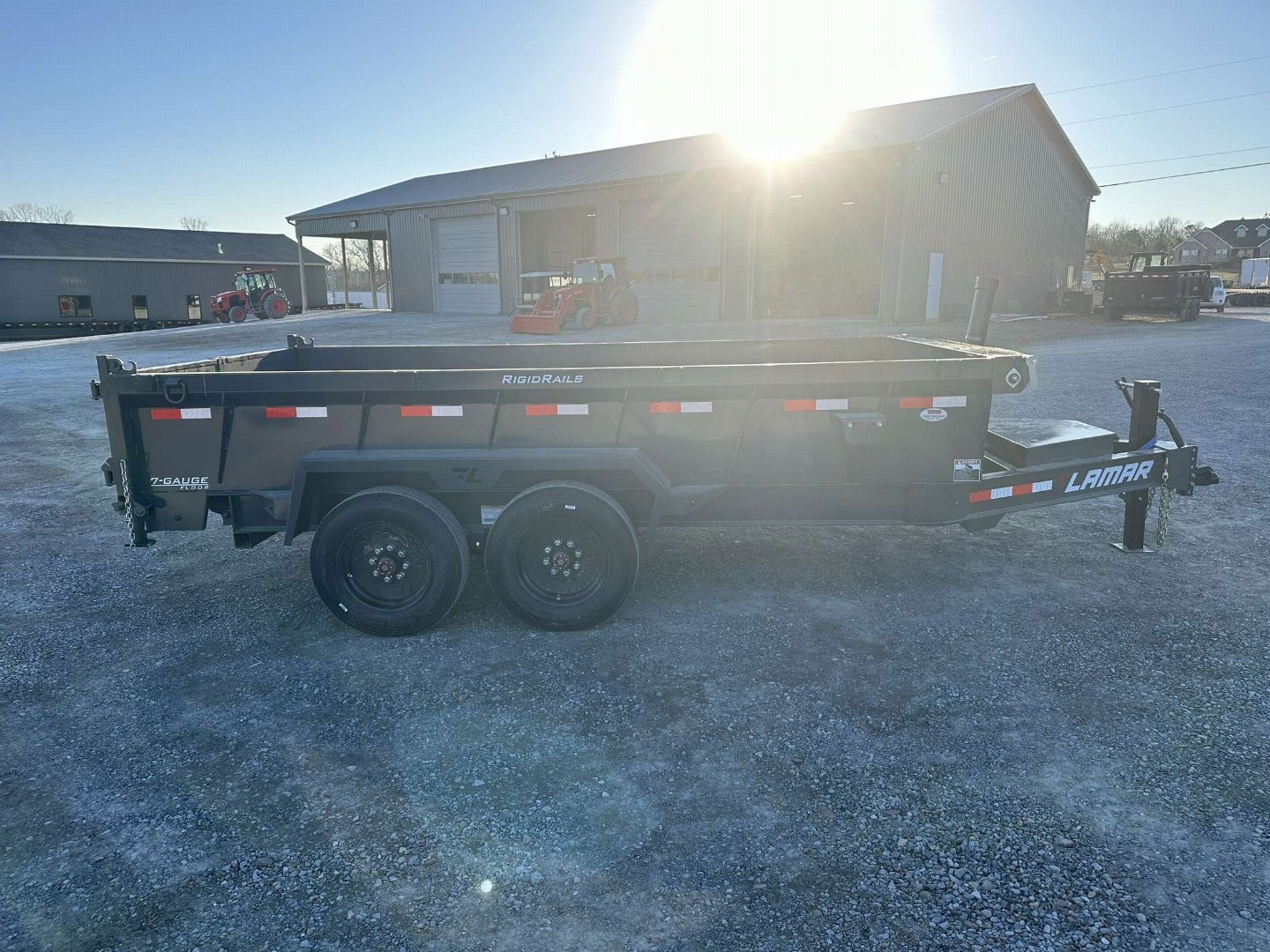 New 2025 Lamar 83" x 14' 16k Low-Pro Dump Trailer