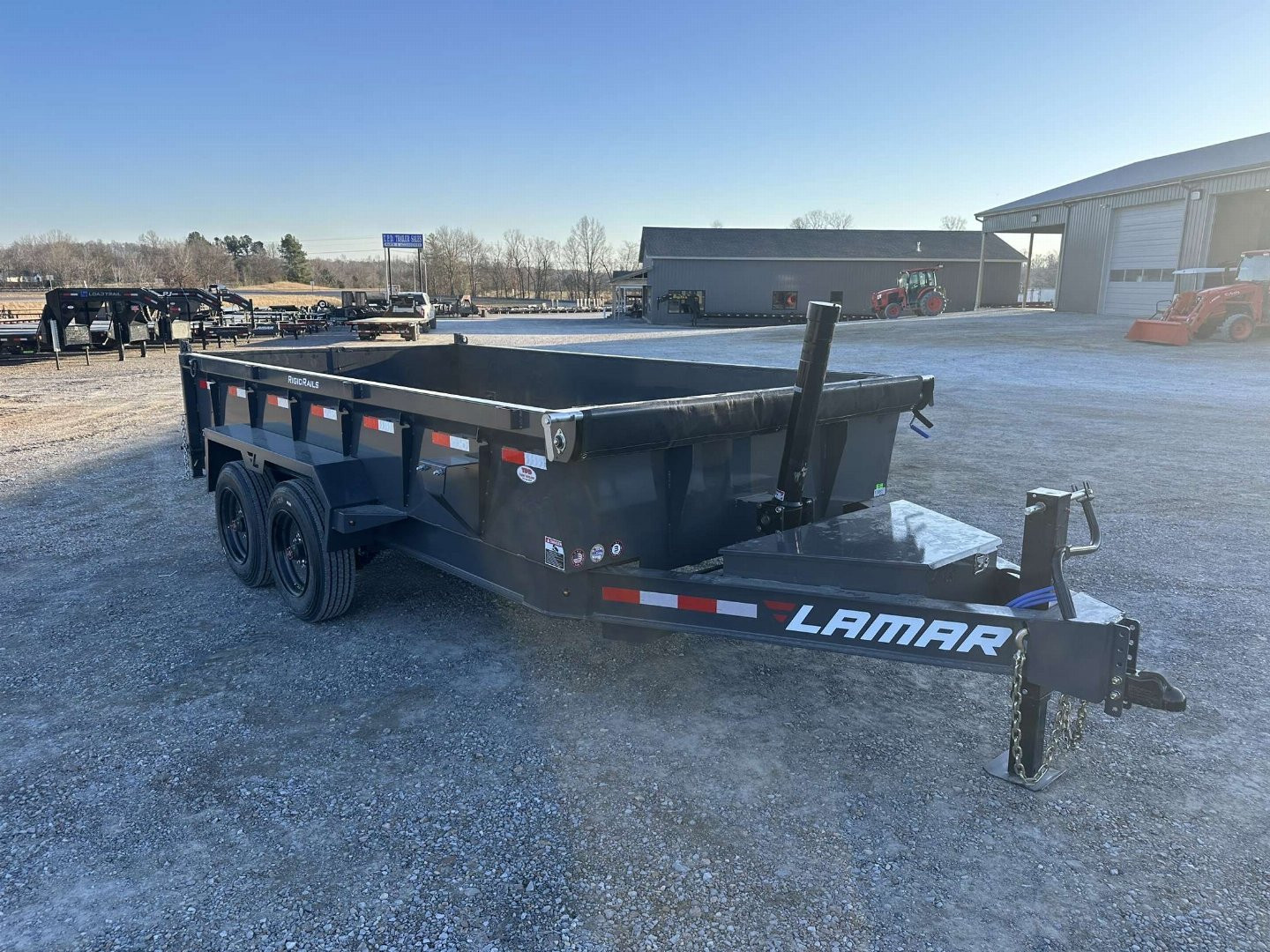 New 2025 Lamar 83" x 14' 16k Low-Pro Dump Trailer