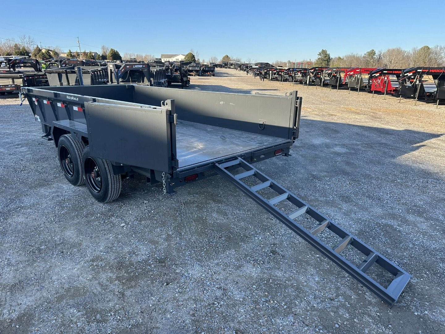 New 2025 Lamar 83" x 14' 16k Low-Pro Dump Trailer