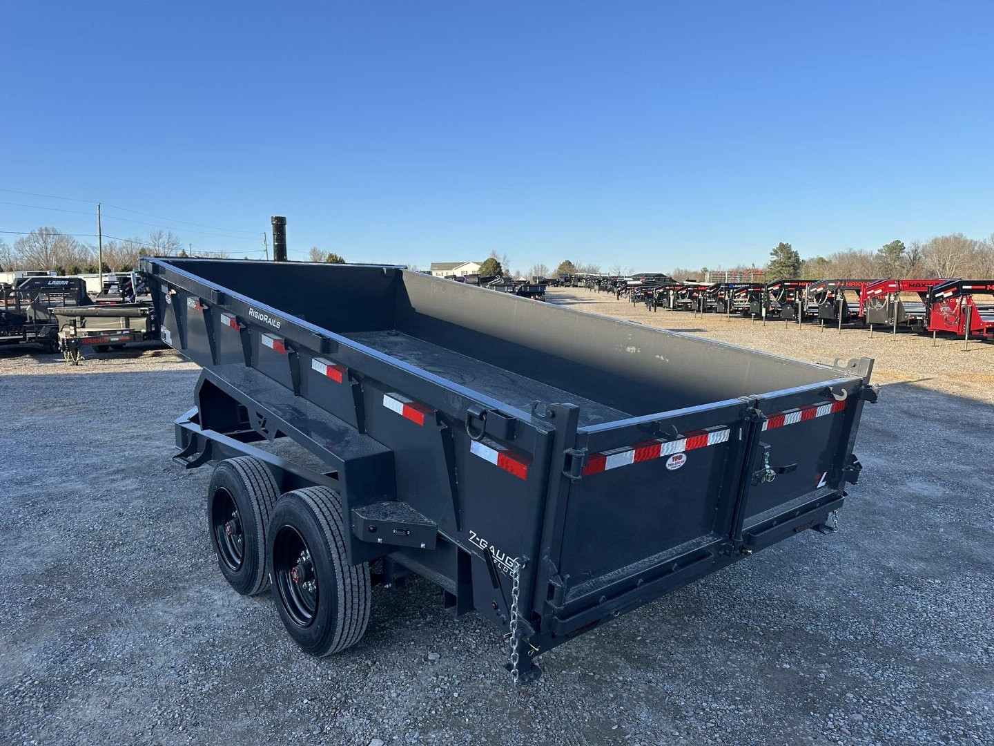 New 2025 Lamar 83" x 14' 16k Low-Pro Dump Trailer