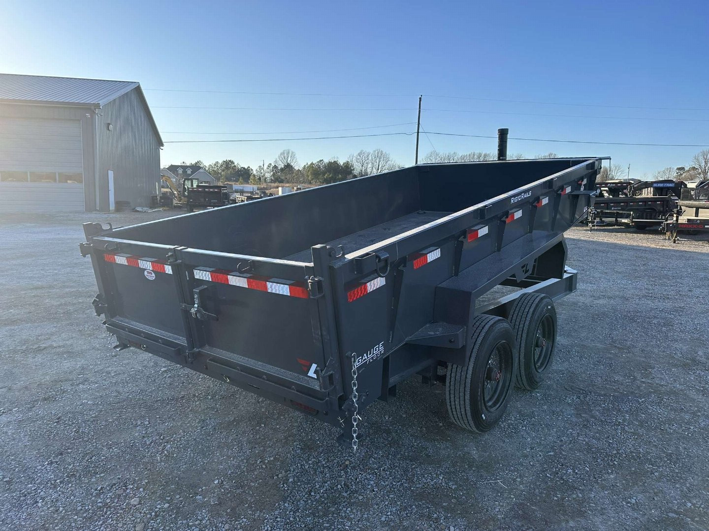 New 2025 Lamar 83" x 14' 16k Low-Pro Dump Trailer