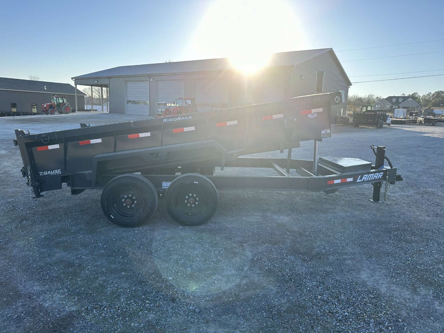 New 2025 Lamar 83" x 14' 16k Low-Pro Dump Trailer