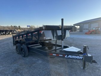 New 2025 Lamar 83" x 14' 16k Low-Pro Dump Trailer