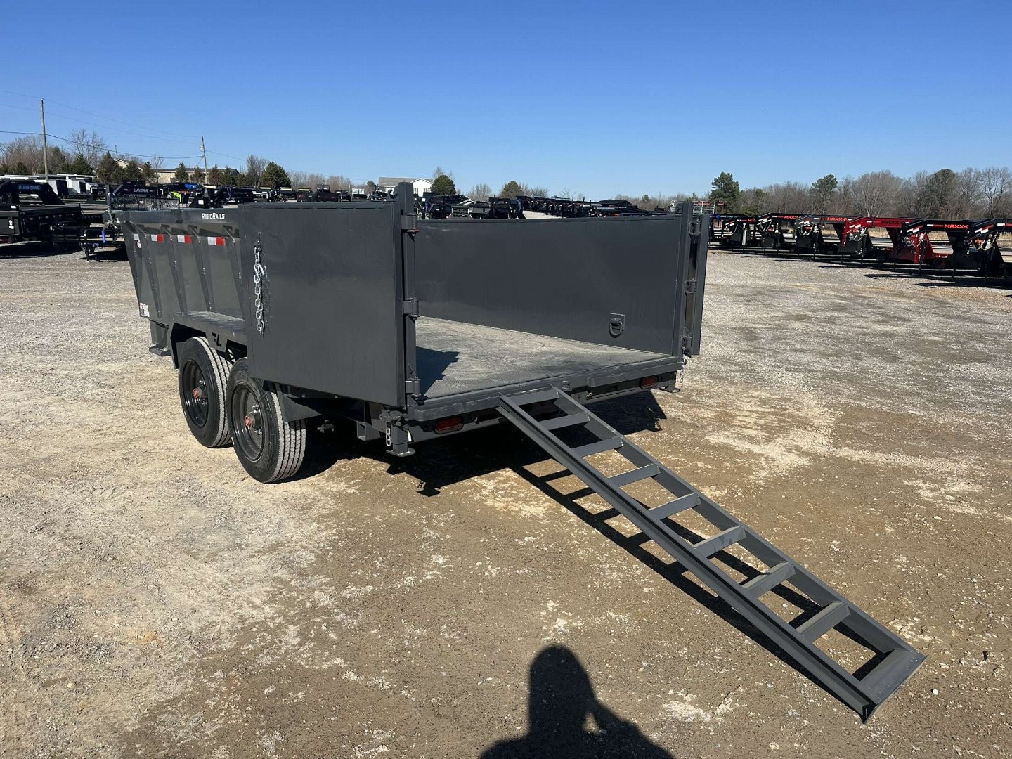 New 2025 Lamar 83" x 14' 16k Low-Pro Dump Trailer