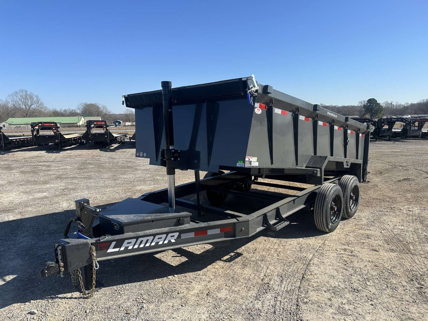 New 2025 Lamar 83" x 14' 16k Low-Pro Dump Trailer