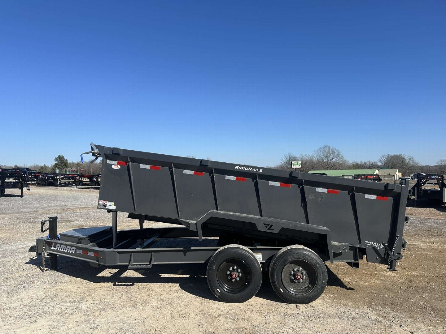 New 2025 Lamar 83" x 14' 16k Low-Pro Dump Trailer