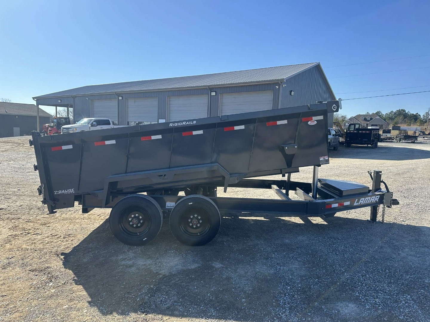 New 2025 Lamar 83" x 14' 16k Low-Pro Dump Trailer