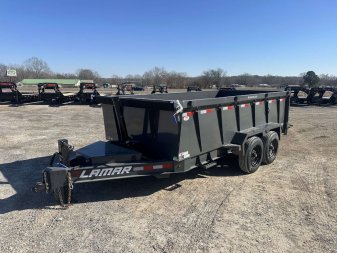 New 2025 Lamar 83" x 14' 16k Low-Pro Dump Trailer