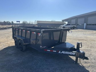 New 2025 Lamar 83" x 14' 16k Low-Pro Dump Trailer