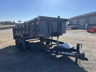 New 2025 Lamar 83" x 14' 16k Low-Pro Dump Trailer