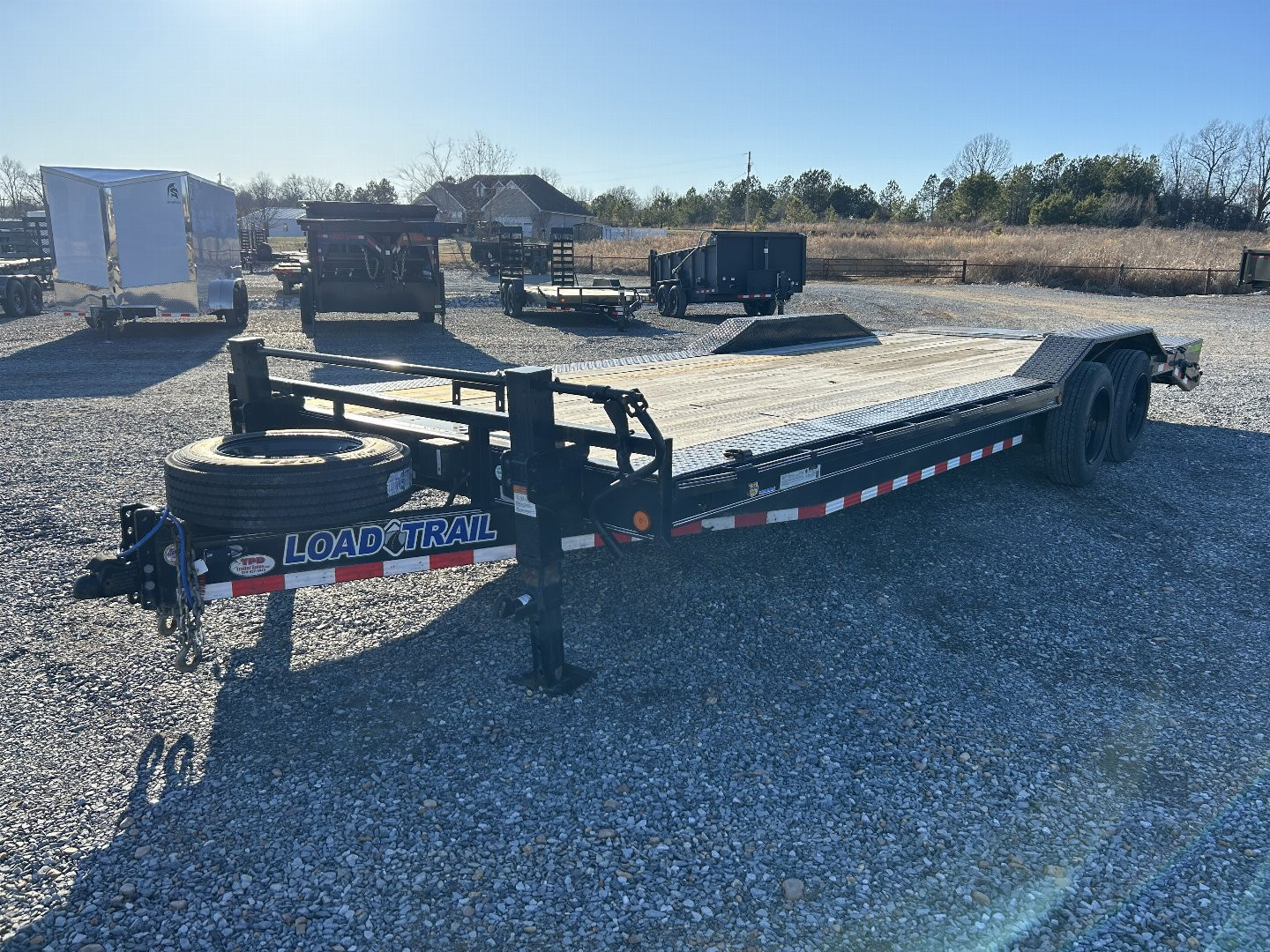 Used 2021 Load Trail 102"x24' 16k Equipment Trailer