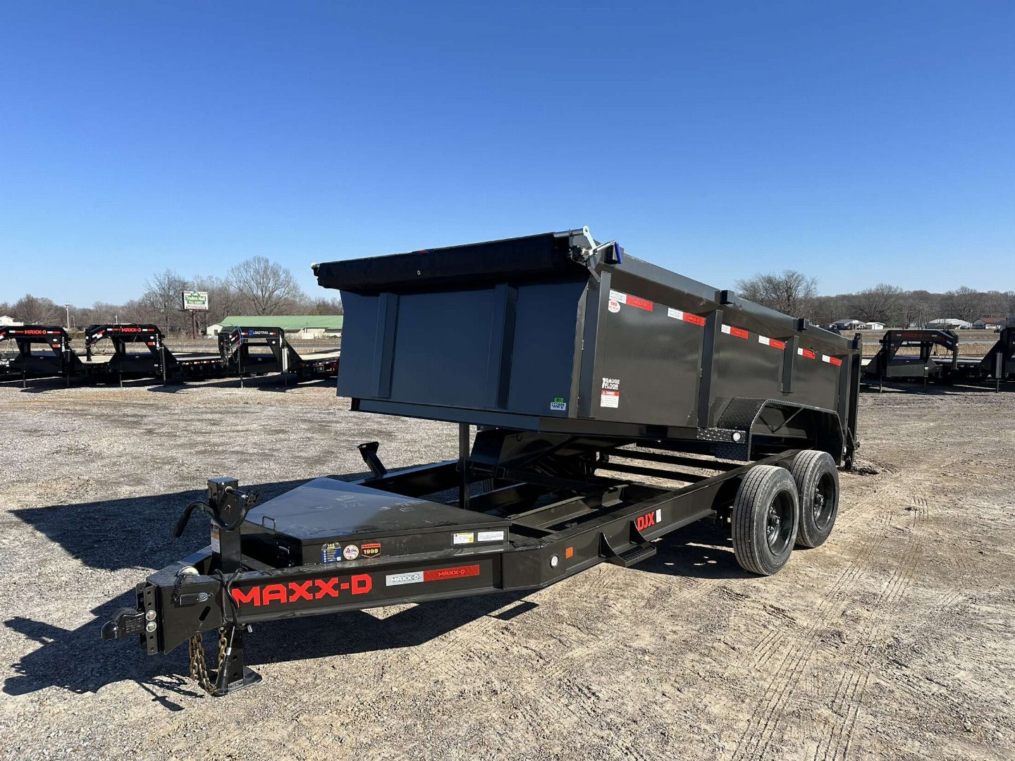 New 2025 MAXXD 83"x14' 17.5k Dump Trailer