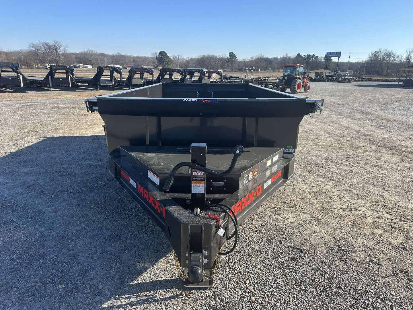 New 2025 MAXXD 83"x14' 17.5k Dump Trailer