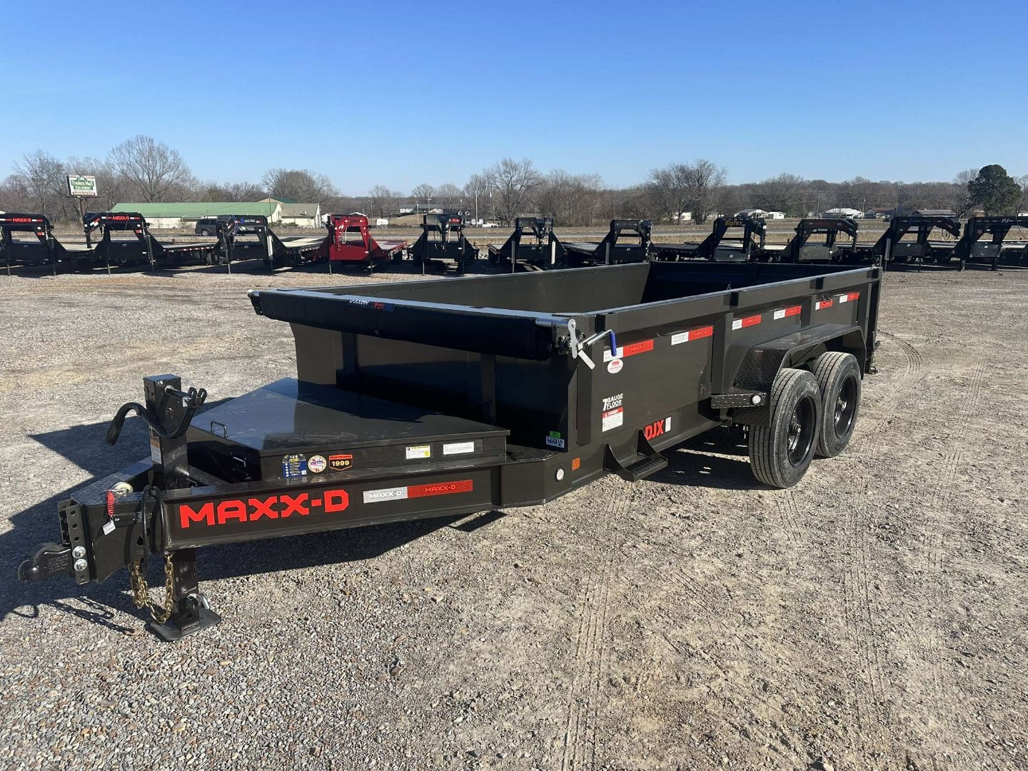 New 2025 MAXXD 83"x14' 17.5k Dump Trailer