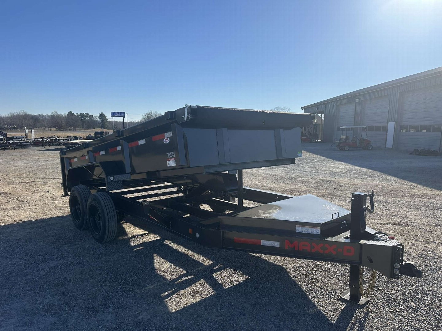 New 2025 MAXXD 83"x14' 17.5k Dump Trailer