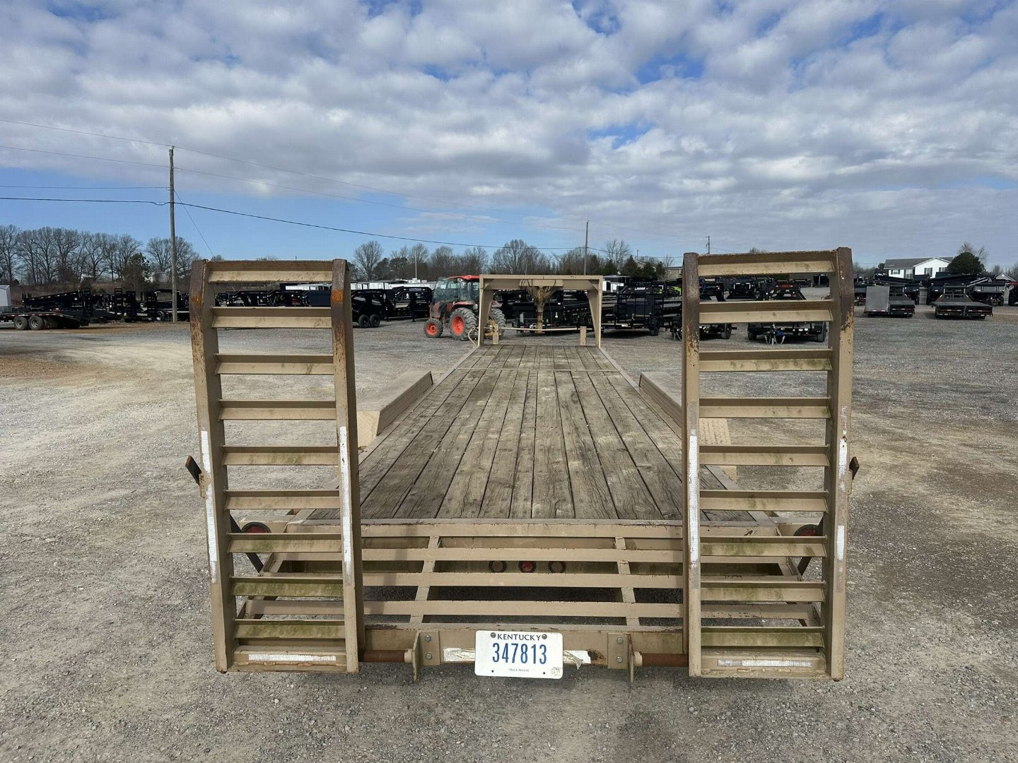 Used 2013 Dell Rapids Custom 83"x30' 21k Gooseneck Equipment Trailer