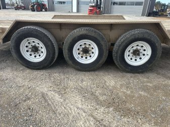 Used 2013 Dell Rapids Custom 83"x30' 21k Gooseneck Equipment Trailer