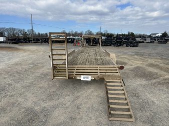 Used 2013 Dell Rapids Custom 83"x30' 21k Gooseneck Equipment Trailer