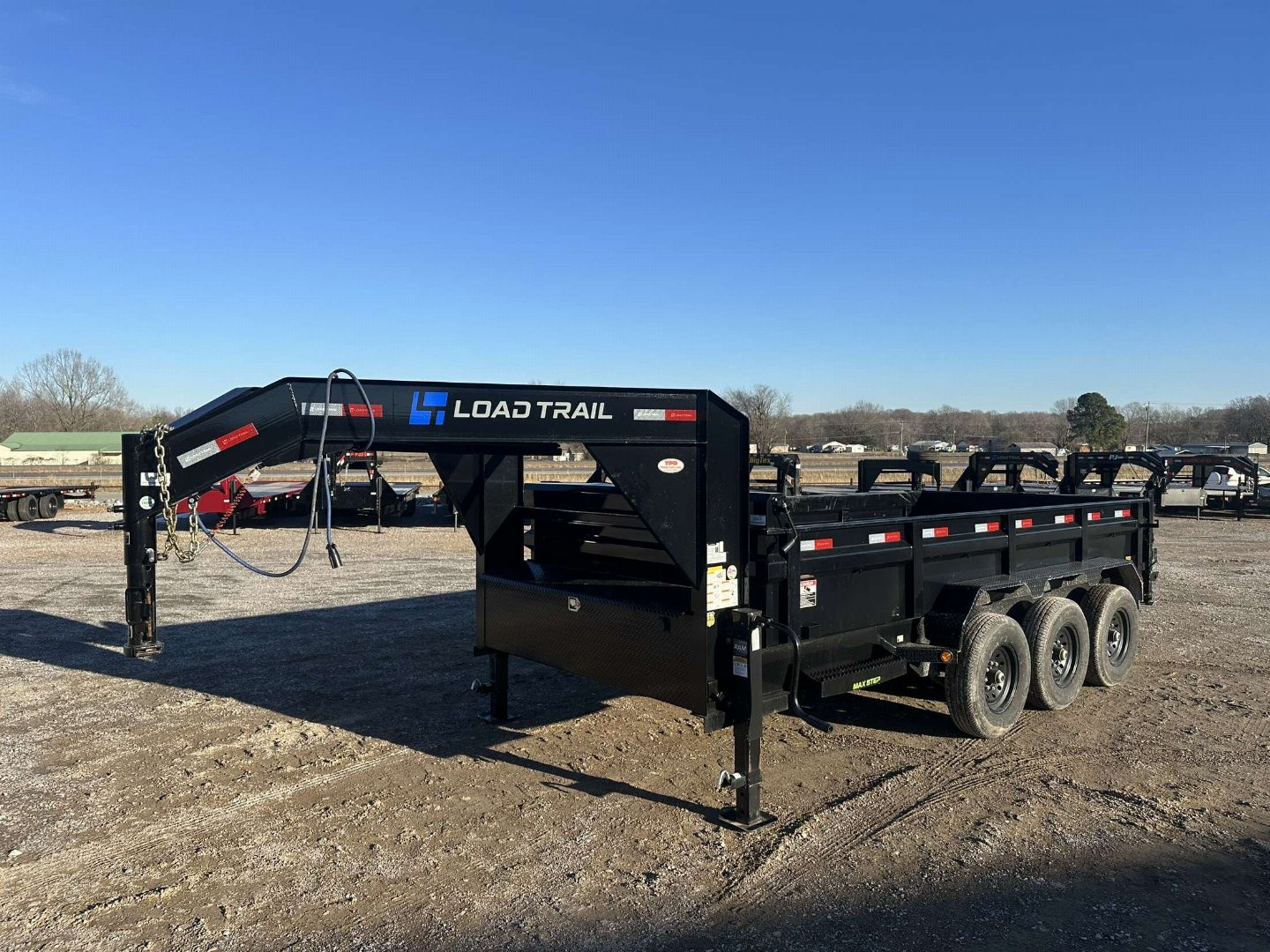 Used 2024 Load Trail 83" x 16' 21k Gooseneck Dump Trailer