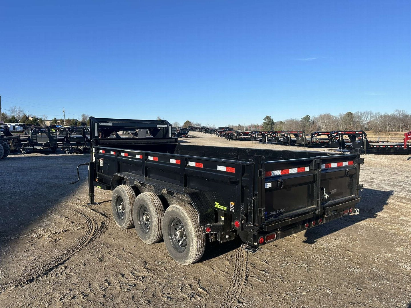 Used 2024 Load Trail 83" x 16' 21k Gooseneck Dump Trailer