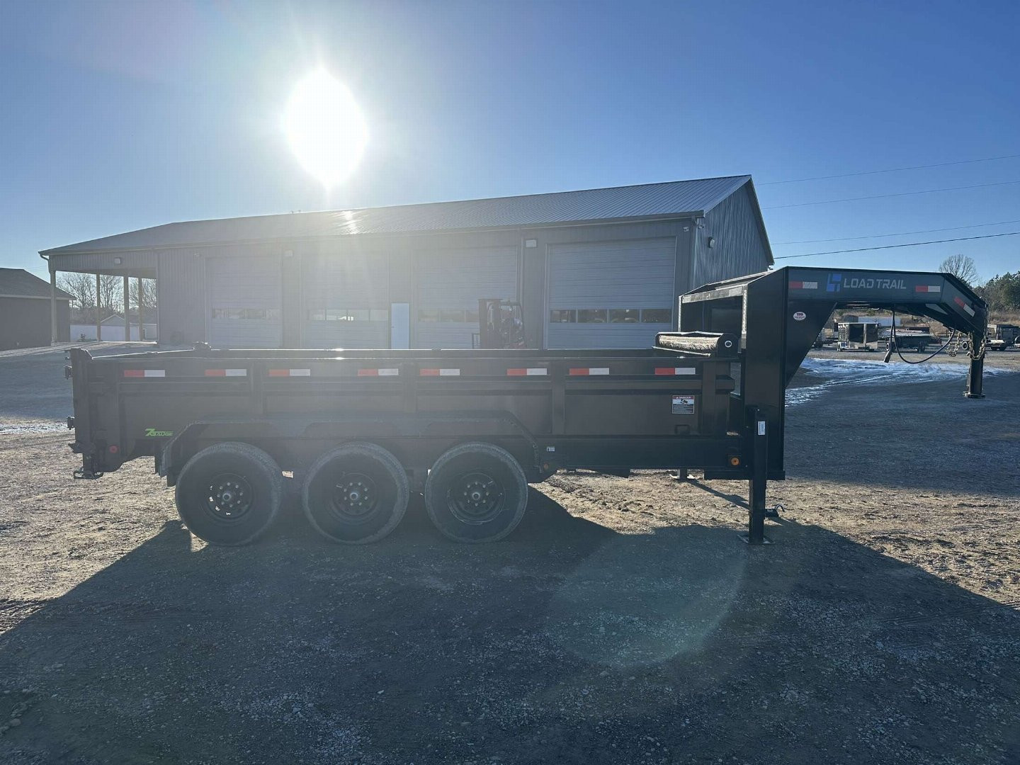 Used 2024 Load Trail 83" x 16' 21k Gooseneck Dump Trailer