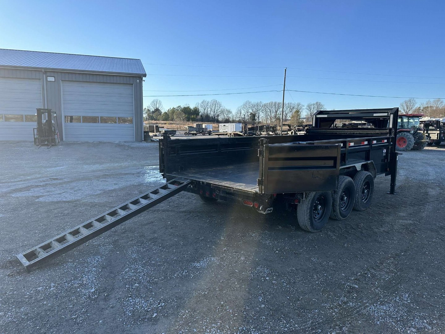 Used 2024 Load Trail 83" x 16' 21k Gooseneck Dump Trailer
