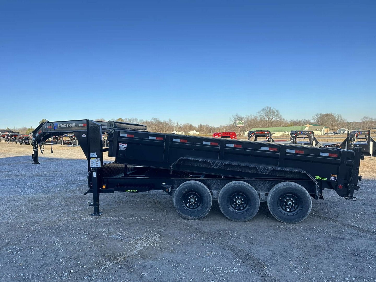Used 2024 Load Trail 83" x 16' 21k Gooseneck Dump Trailer