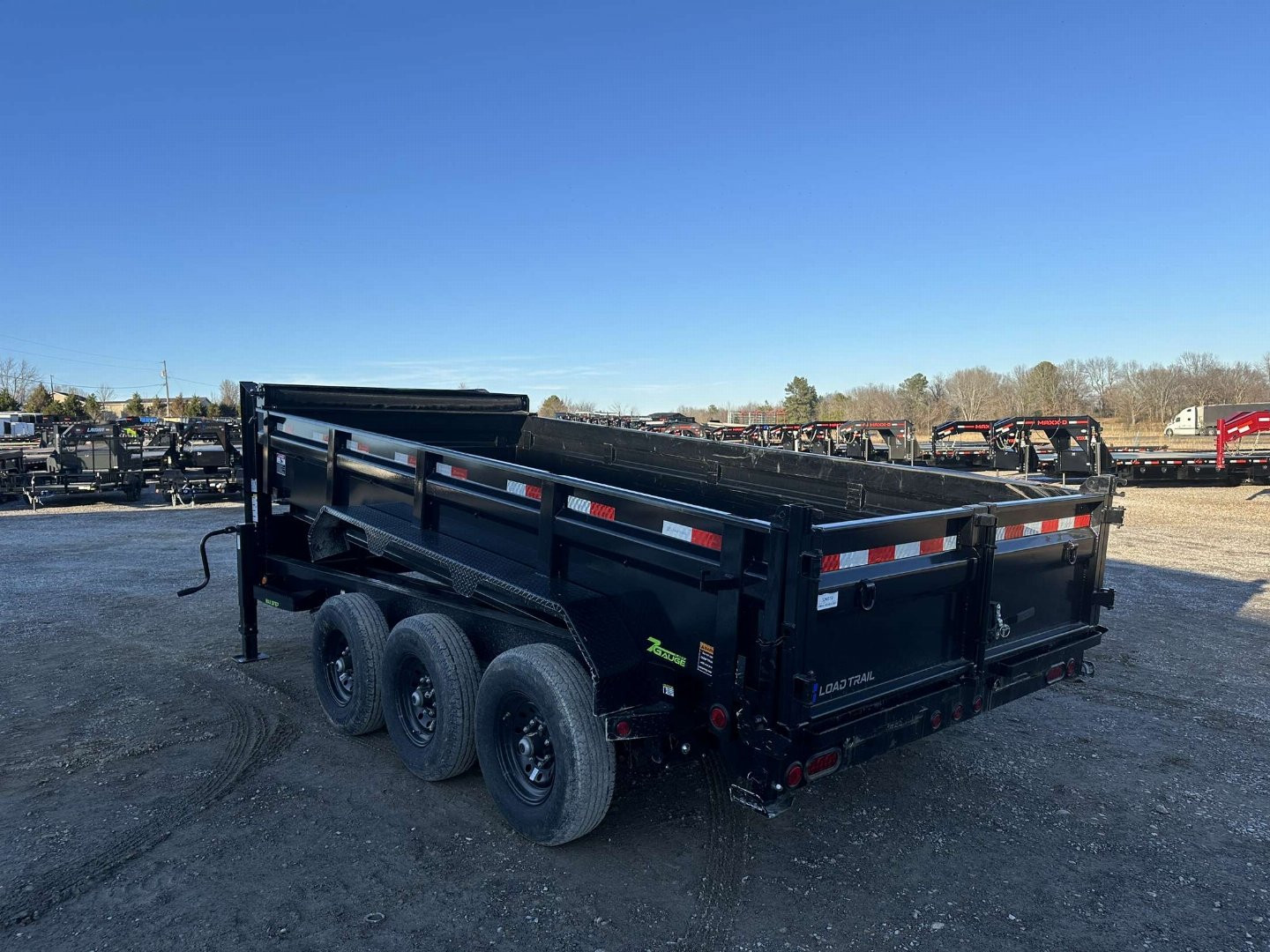 Used 2024 Load Trail 83" x 16' 21k Gooseneck Dump Trailer
