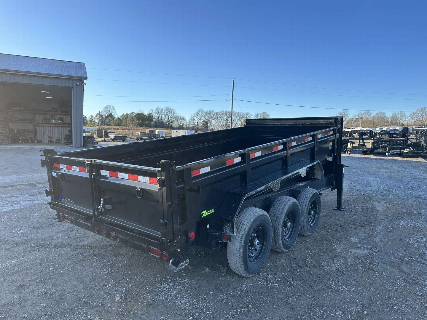 Used 2024 Load Trail 83" x 16' 21k Gooseneck Dump Trailer