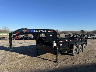 Used 2024 Load Trail 83" x 16' 21k Gooseneck Dump Trailer