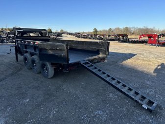 Used 2024 Load Trail 83" x 16' 21k Gooseneck Dump Trailer