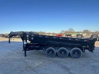 Used 2024 Load Trail 83" x 16' 21k Gooseneck Dump Trailer