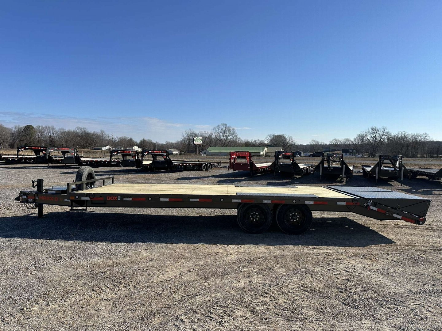 New 2025 MAXXD 102"X24' 17.5K Flatbed Trailer