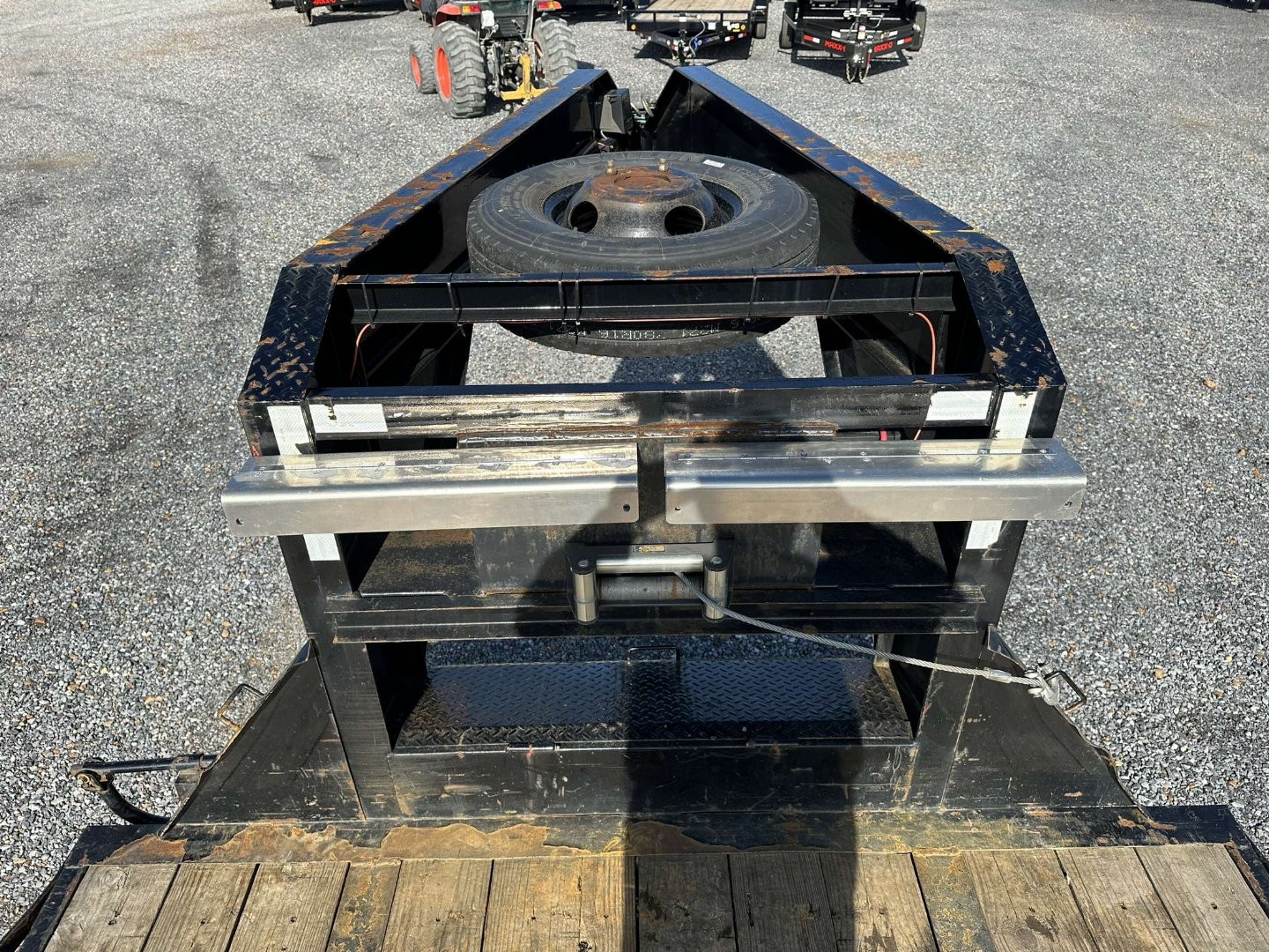 Used 2021 102"x25' PJ 22k Gooseneck Flatbed Trailer