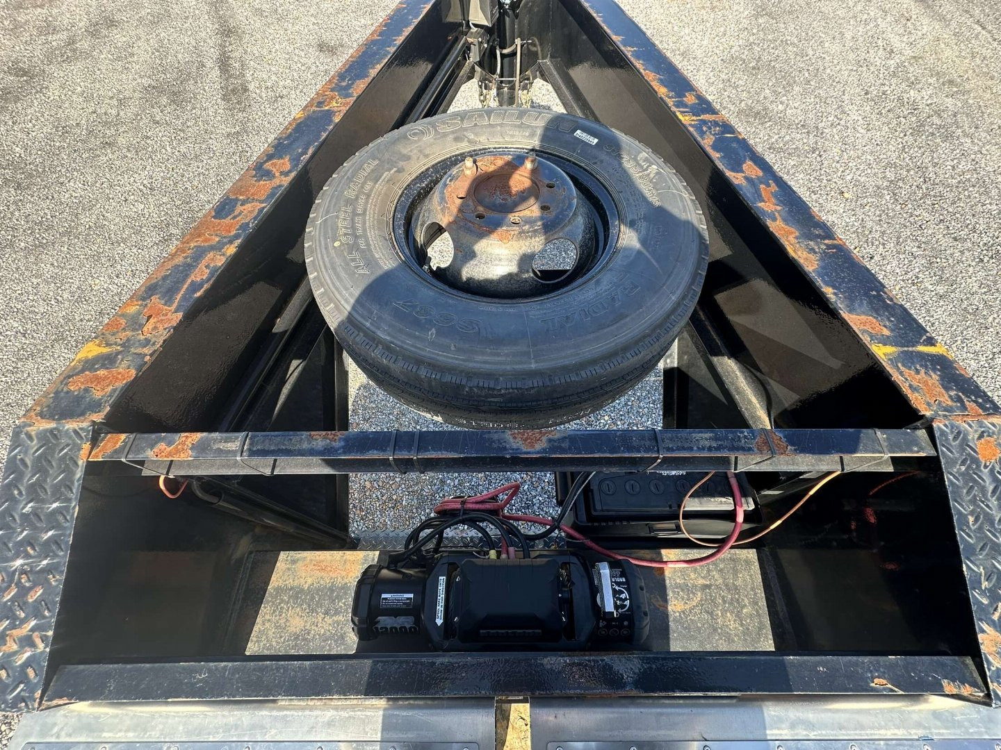 Used 2021 102"x25' PJ 22k Gooseneck Flatbed Trailer