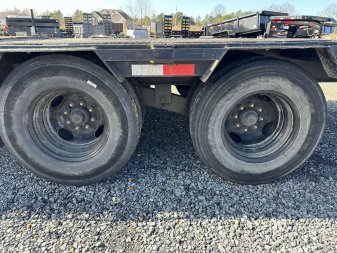 Used 2021 102"x25' PJ 22k Gooseneck Flatbed Trailer