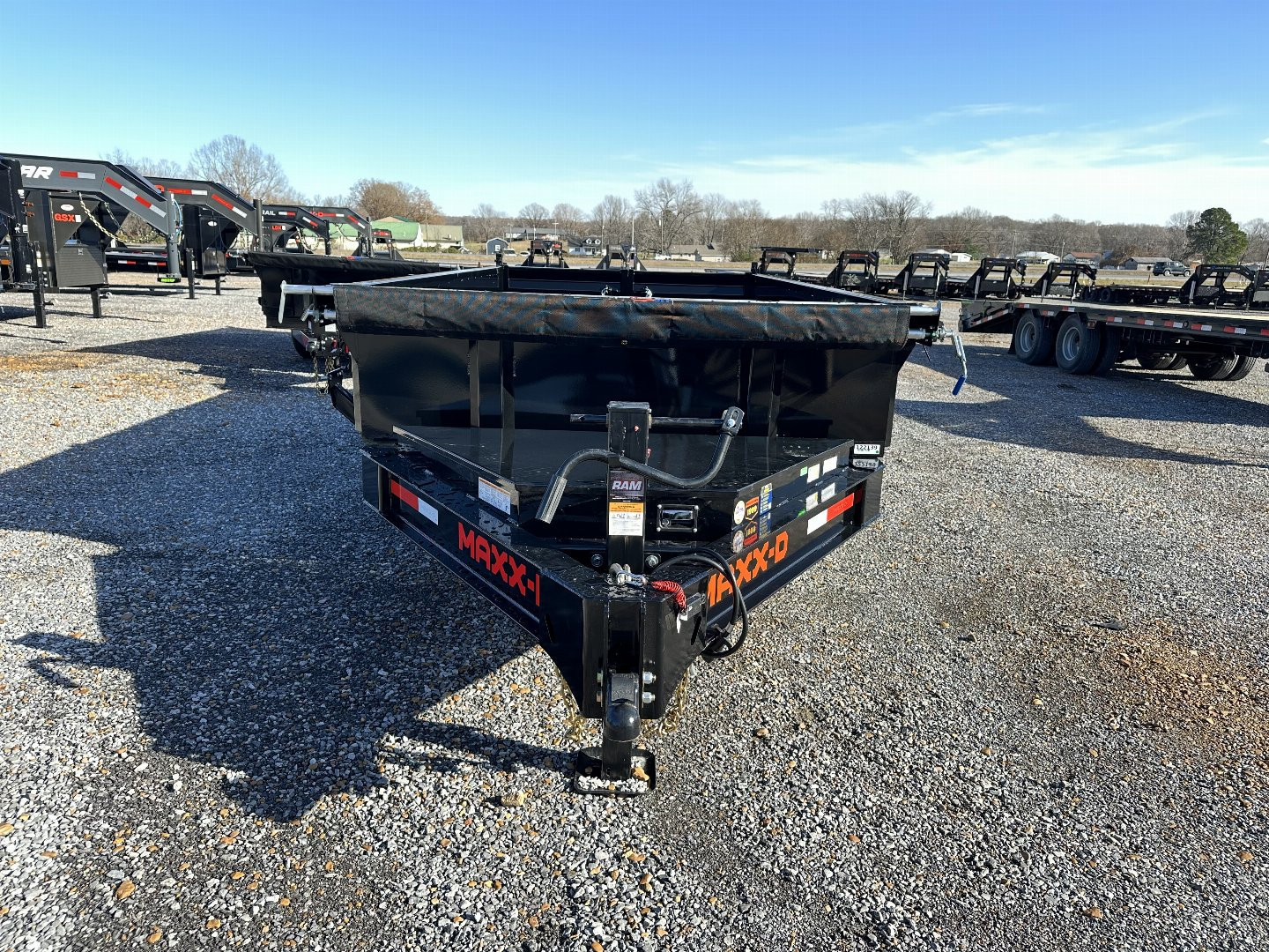 New 2025 MAXXD 14' x 83" 14k Dump Trailer