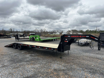 New 2025 MAXXD 34' x 102" 30k Hyd Dove Gooseneck Trailer