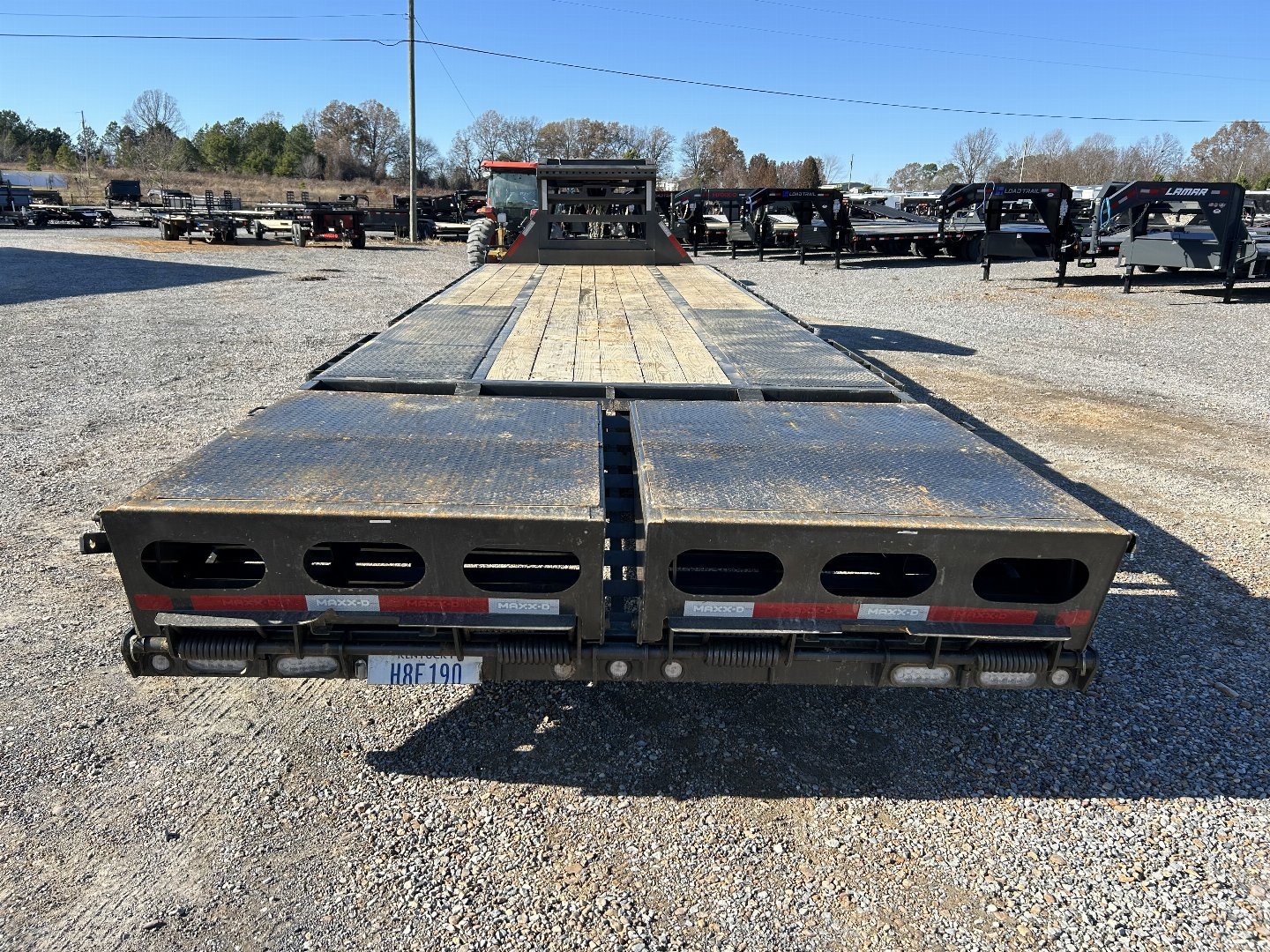 Used 2024 MAXXD 102"X28' 30K Gooseneck Flatbed Trailer