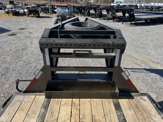 Used 2024 MAXXD 102"X28' 30K Gooseneck Flatbed Trailer