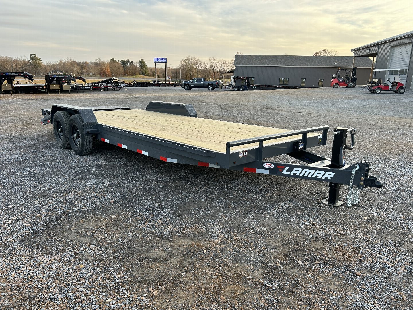 New 2025 Lamar 83" X 22' 14K Equipment Trailer