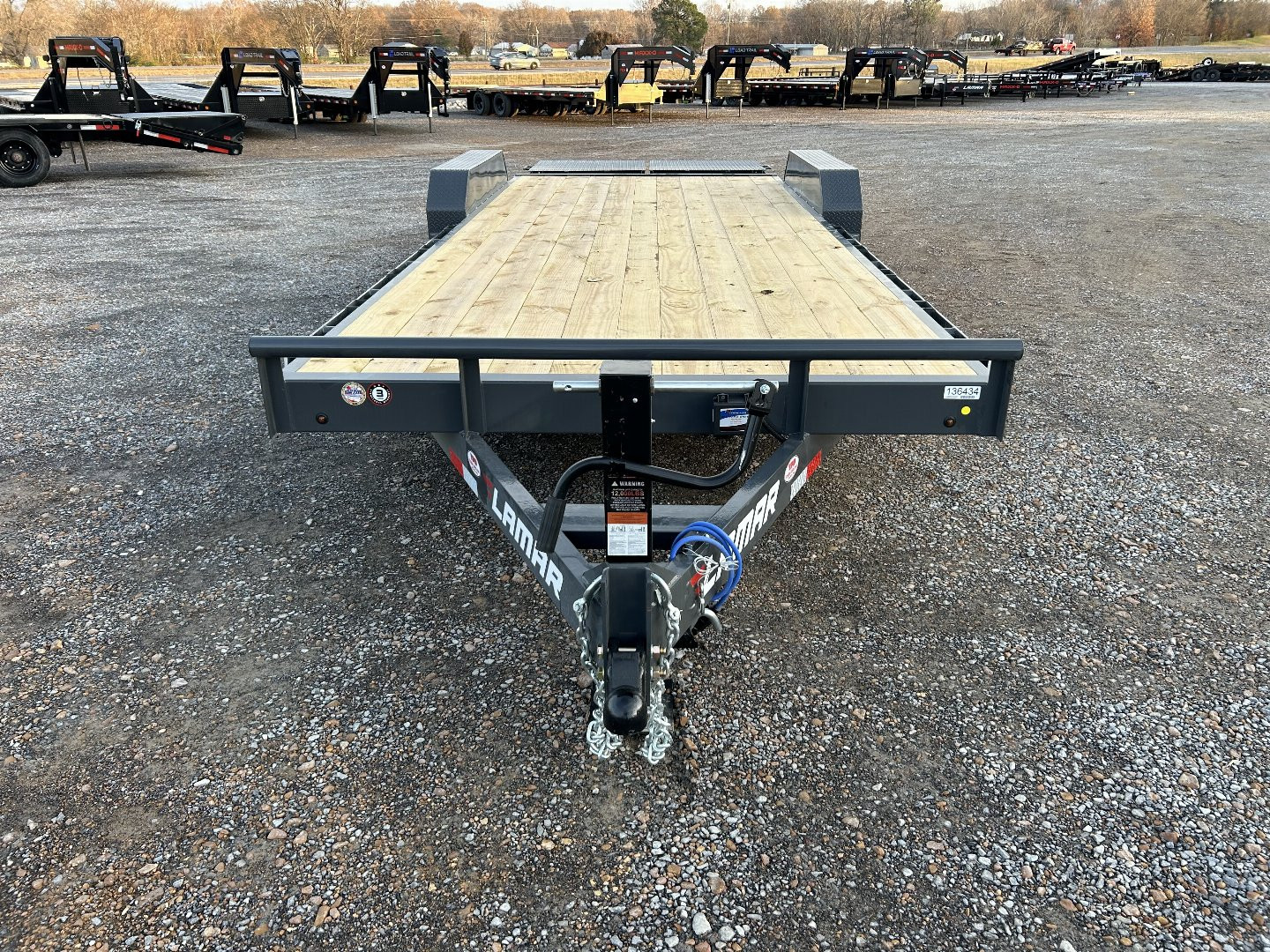New 2025 Lamar 83" X 22' 14K Equipment Trailer