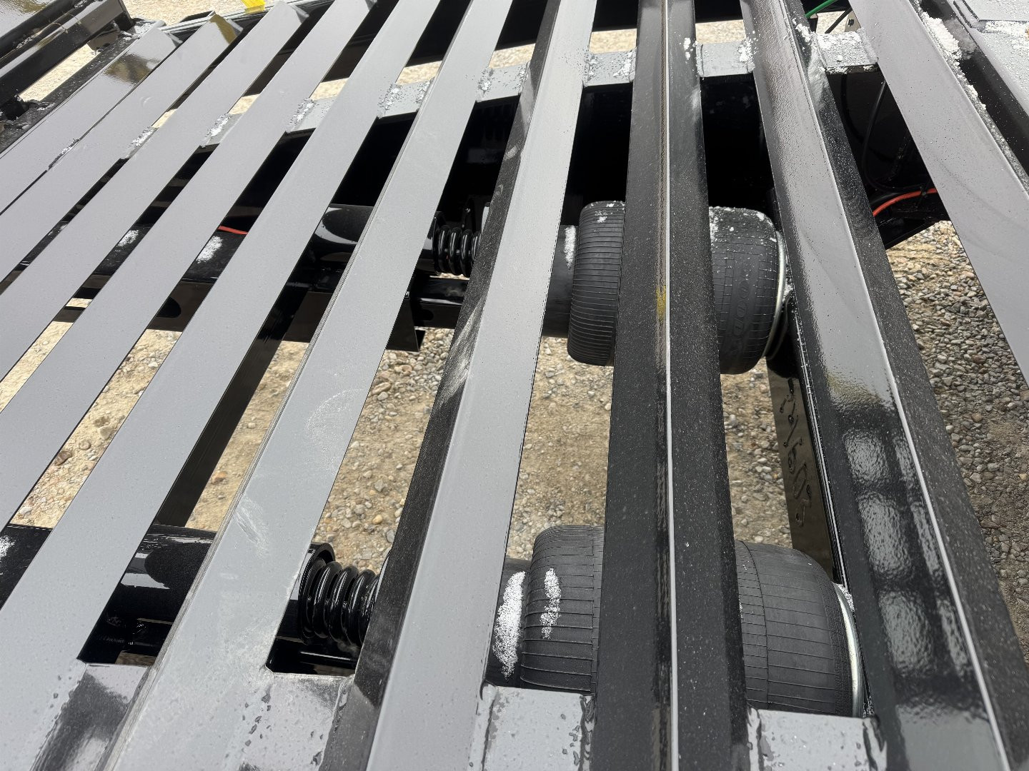 New 2025 Behnke 102"x31' 45k Pintle Hitch Tag Trailer *AIR RAMPS*