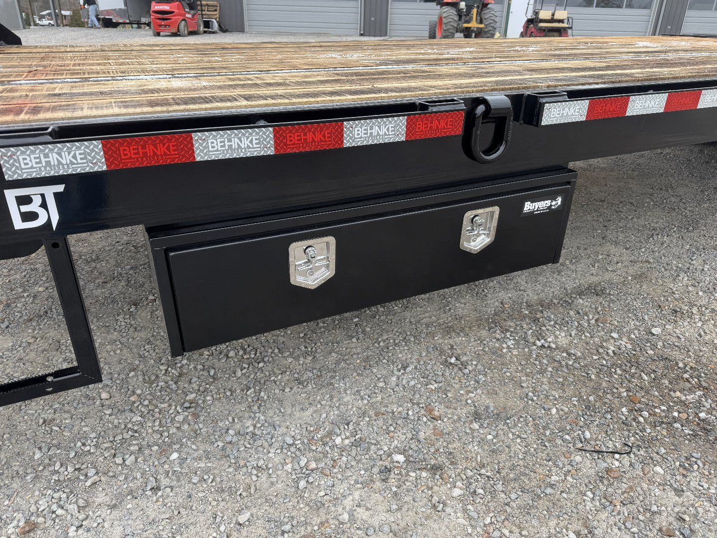 New 2025 Behnke 102"x31' 45k Pintle Hitch Tag Trailer *AIR RAMPS*