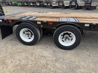 New 2025 Behnke 102"x31' 45k Pintle Hitch Tag Trailer *AIR RAMPS*
