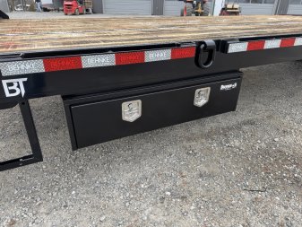 New 2025 Behnke 102"x31' 45k Pintle Hitch Tag Trailer *AIR RAMPS*