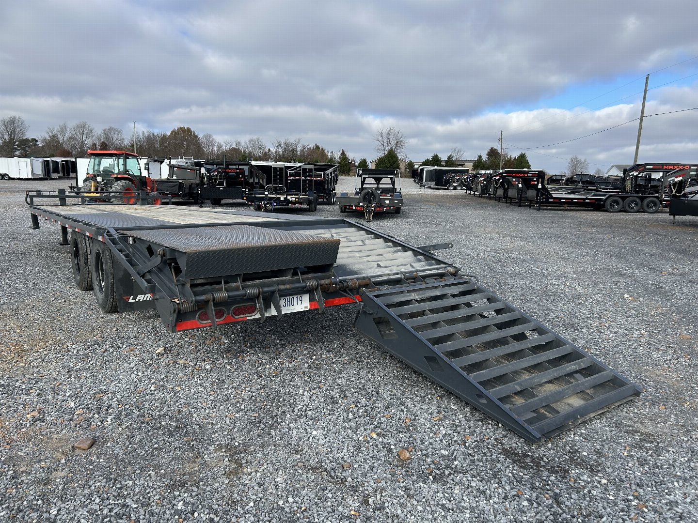Used 2023 Lamar Trailers 102" x 25' 20k Flatbed Trailer