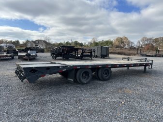 Used 2023 Lamar Trailers 102" x 25' 20k Flatbed Trailer